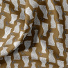 Printed Cotton AMAOU Tawny / Charcoal